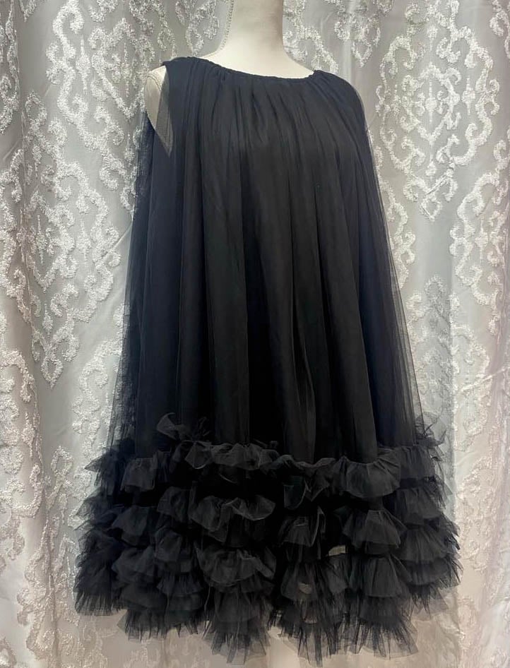 Black Ruffle Dress