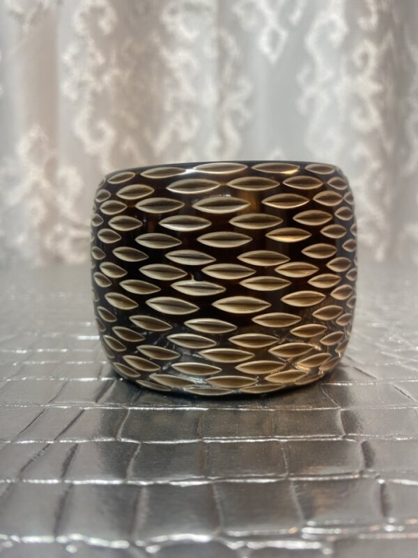 Carved Resin Bangle 2"