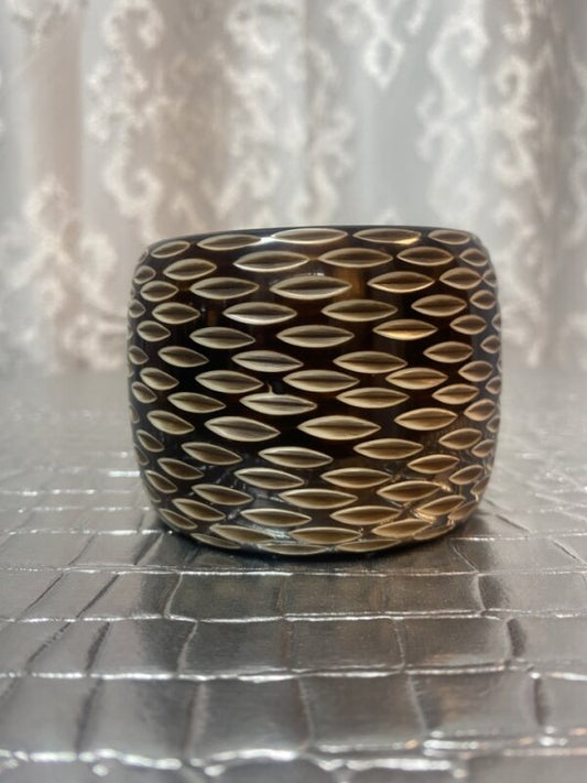 Carved Resin Bangle 2"