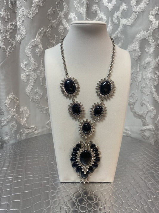 Black and Silver Necklace