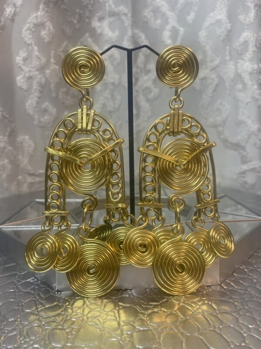 Egyptian Goddess Statement Earrings