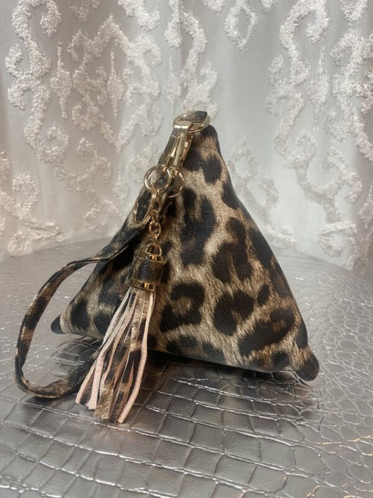 Triangle Purse - Leopard