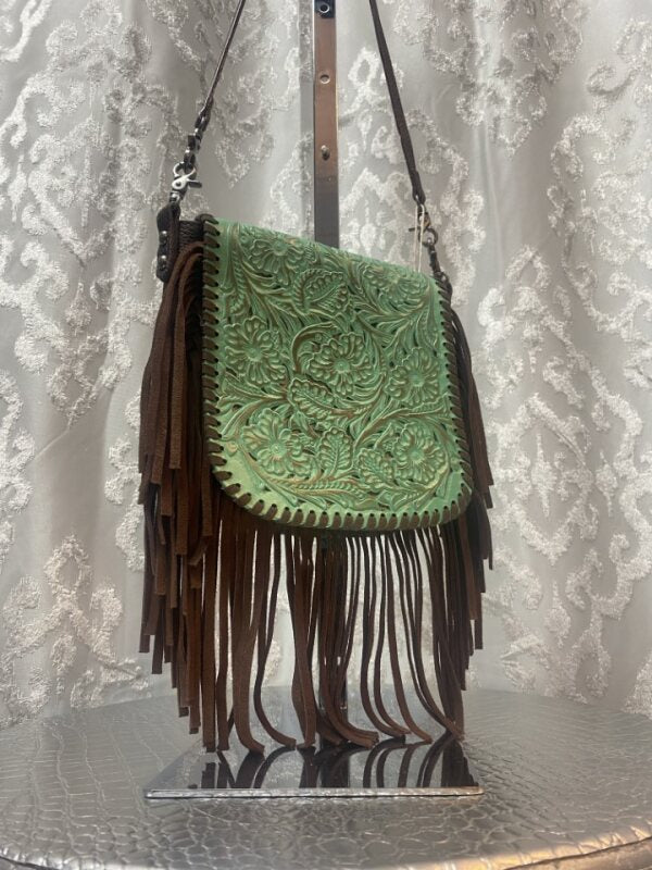 Fringe Leather Purse