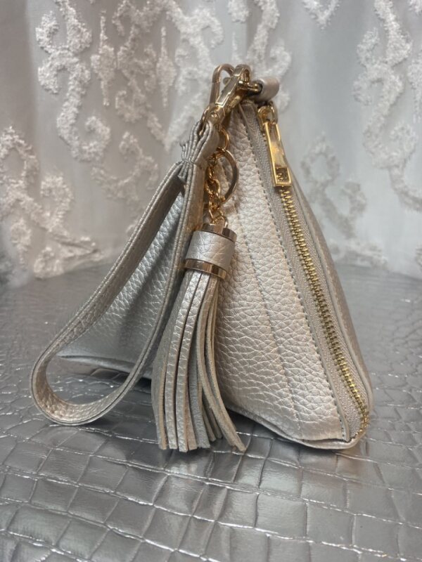 Silver Triangle Purse