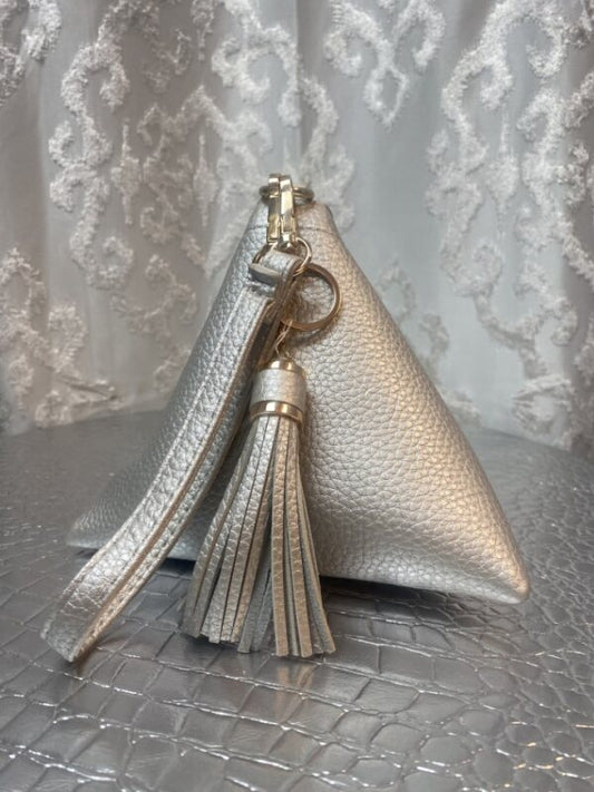 Silver Triangle Purse