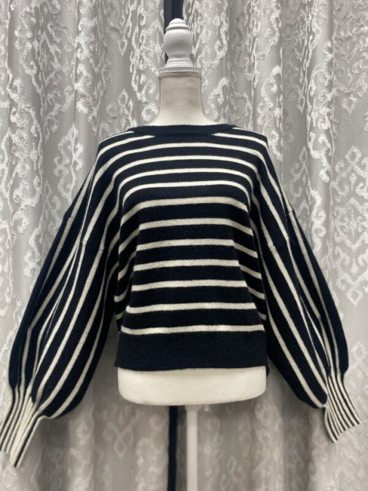 Black and White Stripped Sweater