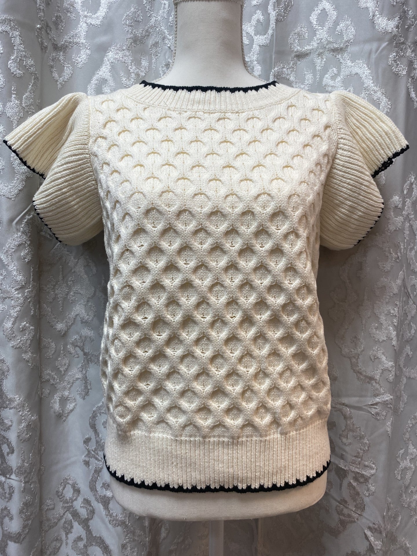 Ivory Ruffle Top