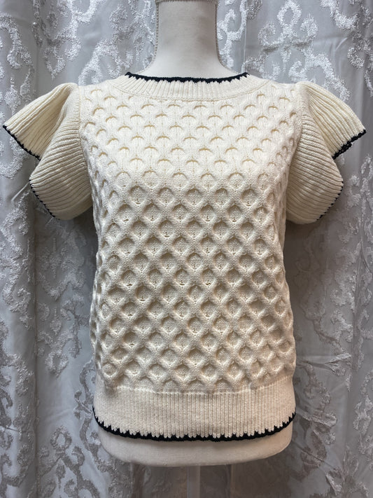 Ivory Ruffle Top