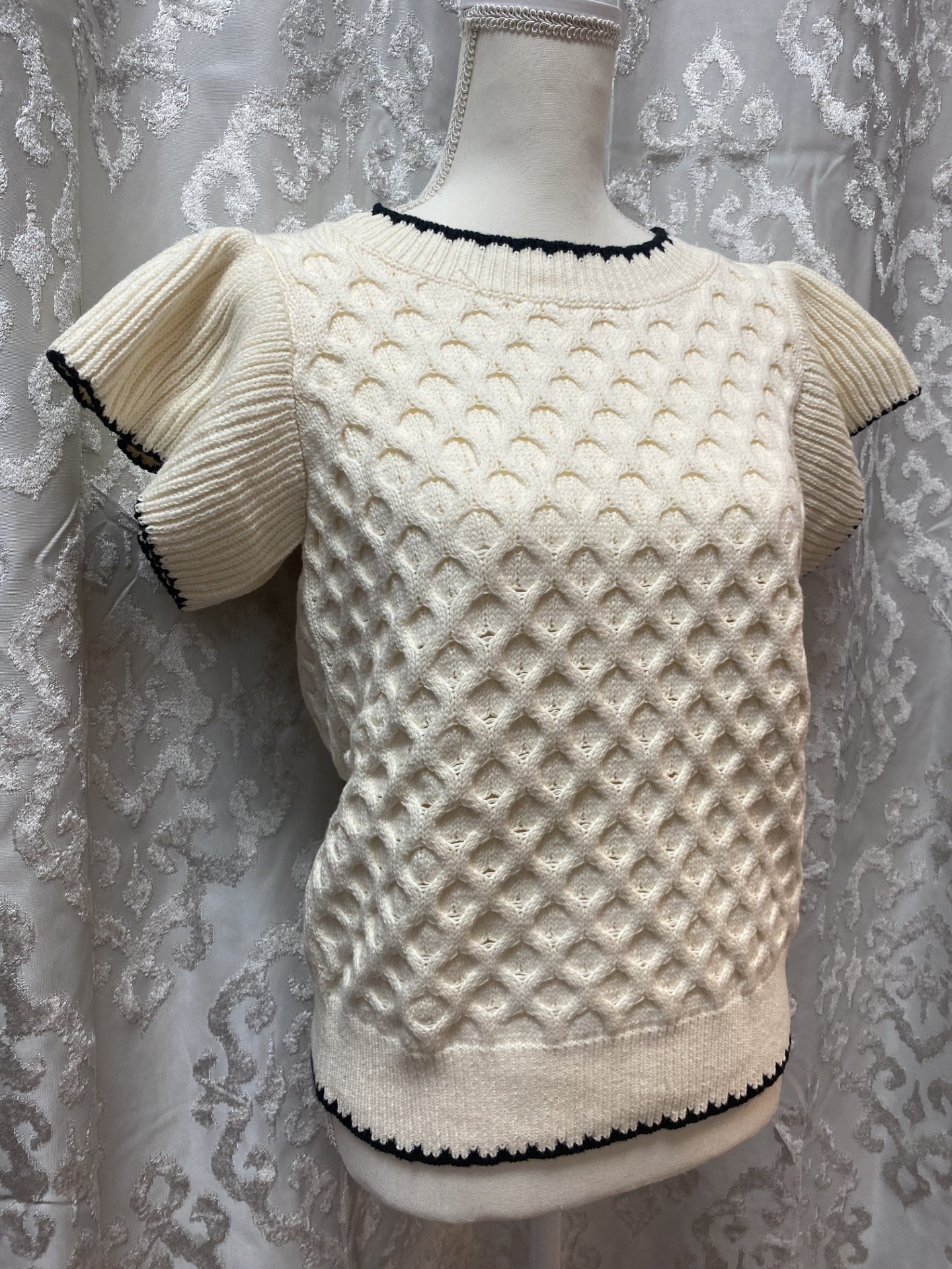 Ivory Ruffle Top