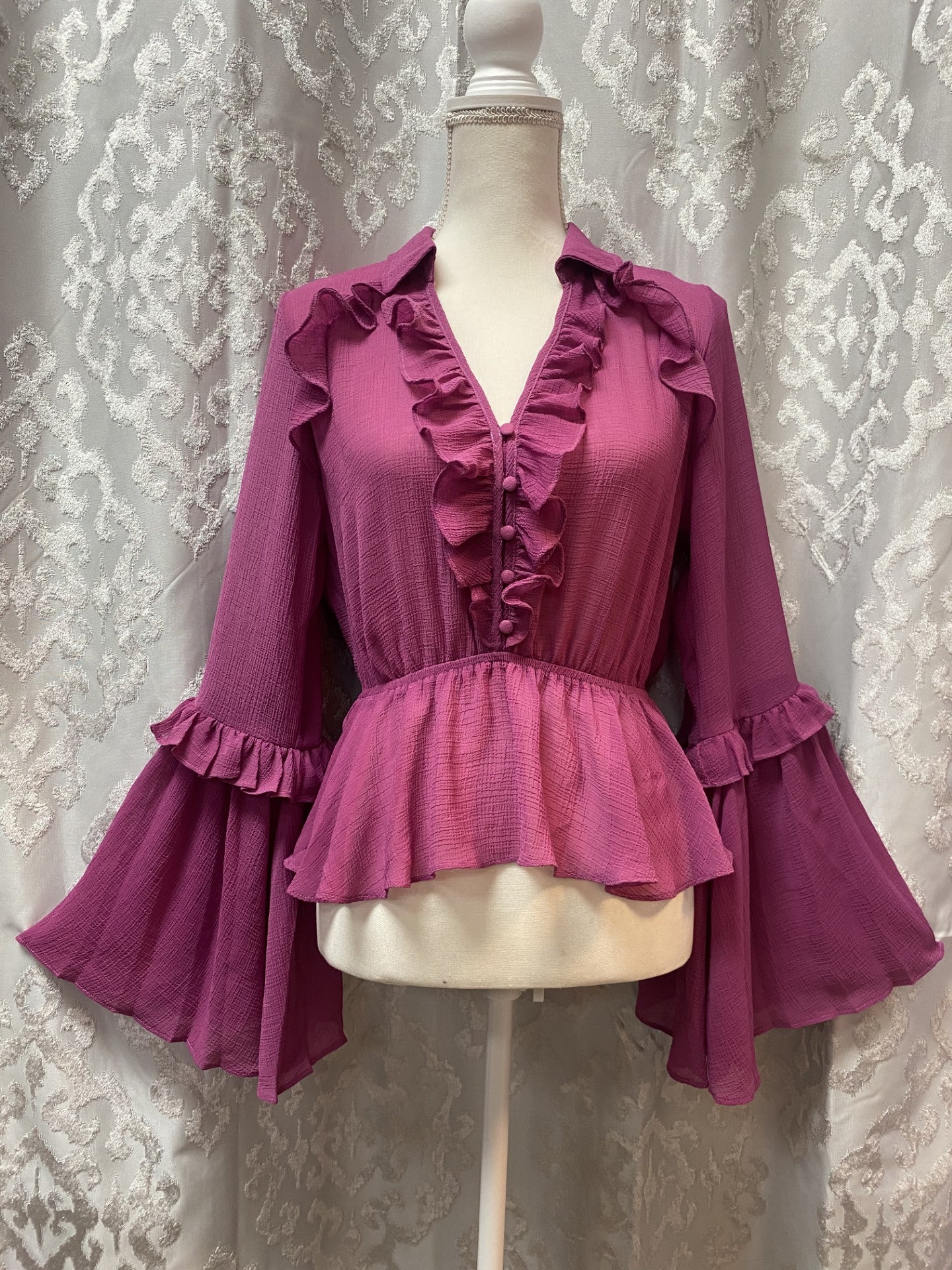 Fusha Ruffle Blouse