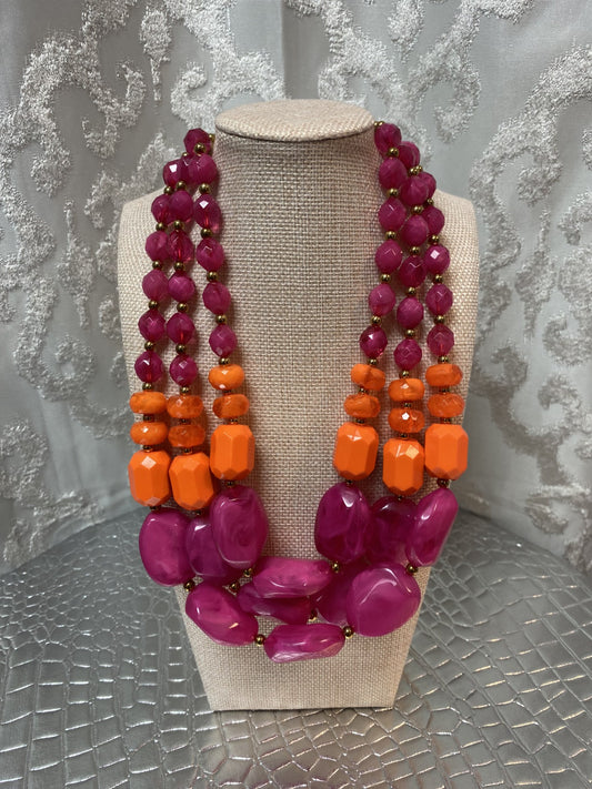 Vibrant Multi Colored Necklace