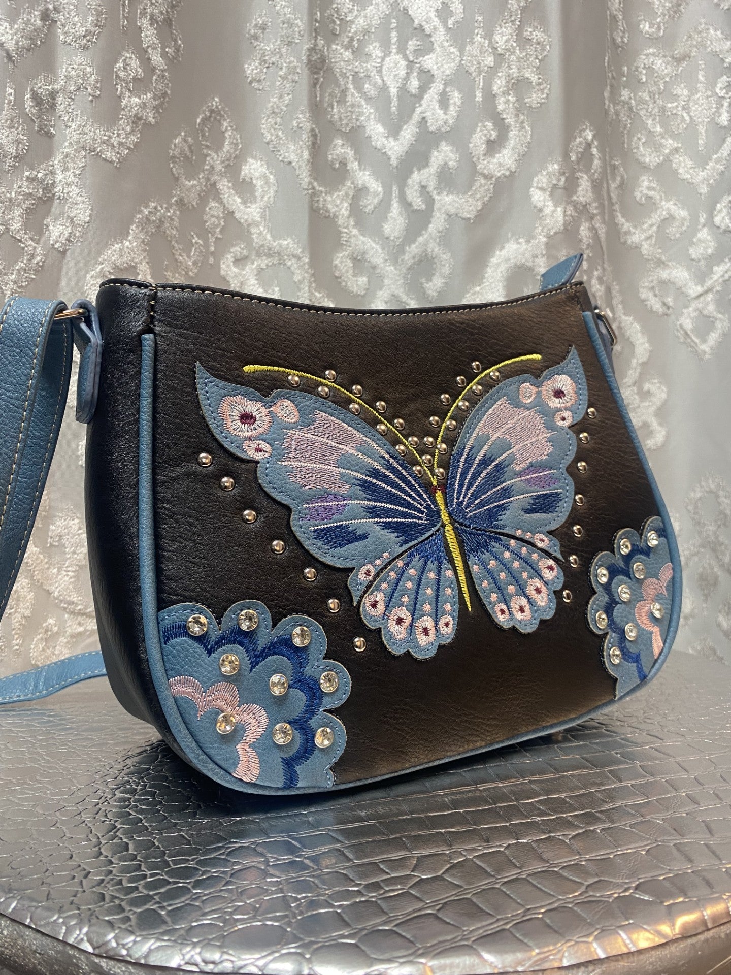 Blue Dreamy Butterfly Purse