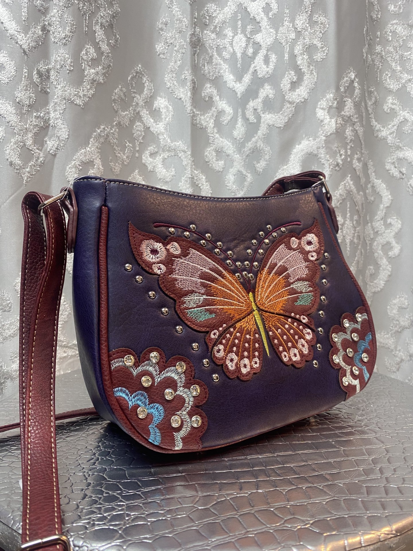 Purple Dreamy Butterfly Purse