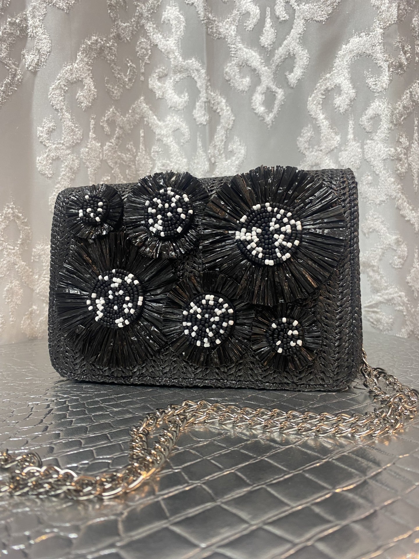 Black Sunburst Purse